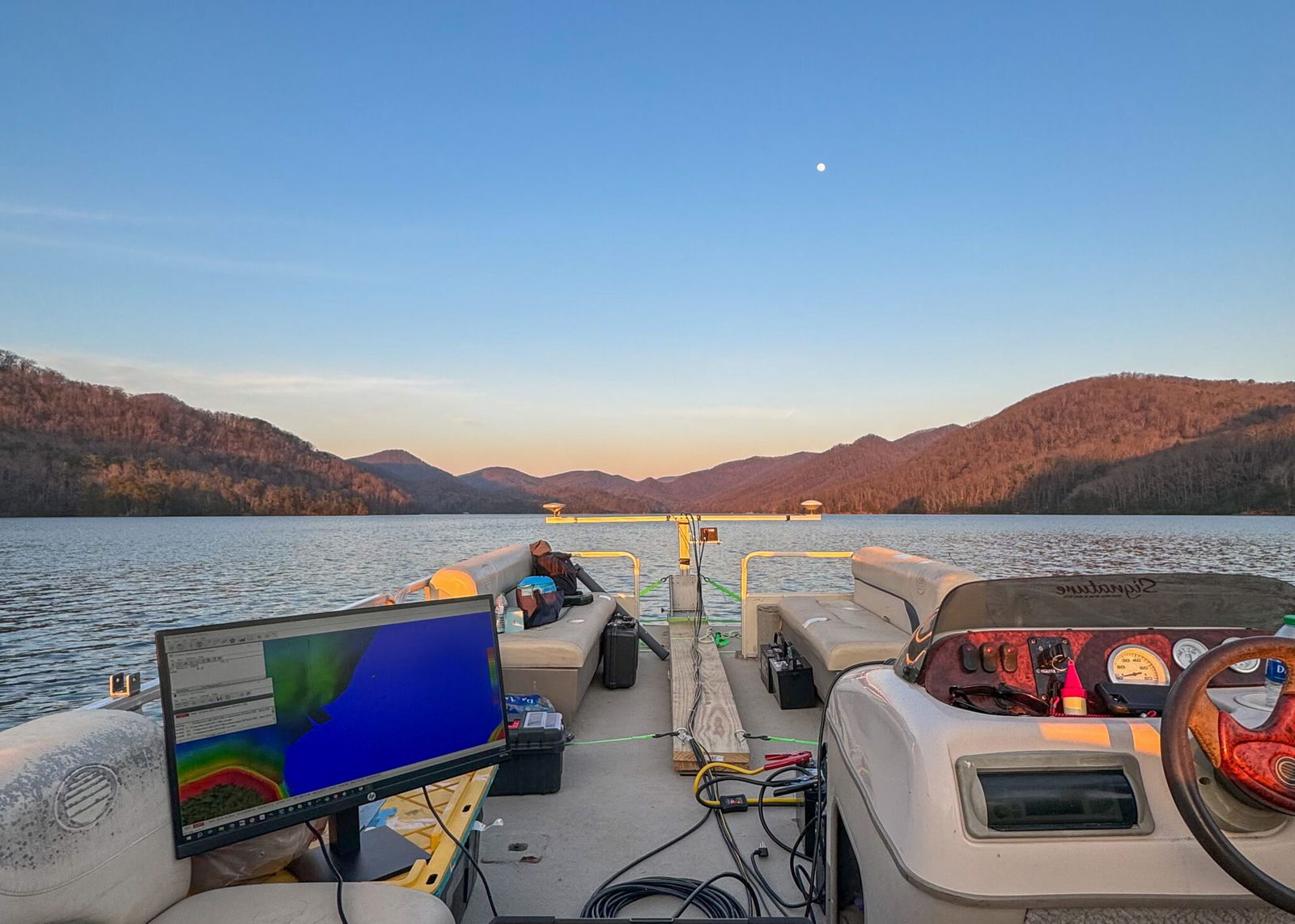 Woolpert Contracted by Greenville Water to Provide Bathymetric Mapping for North Saluda and Table Rock Reservoirs