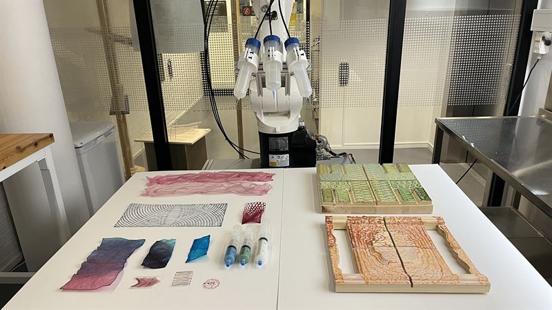 3D Printed Nanocellulose Upscaled for Green Architectural Applications