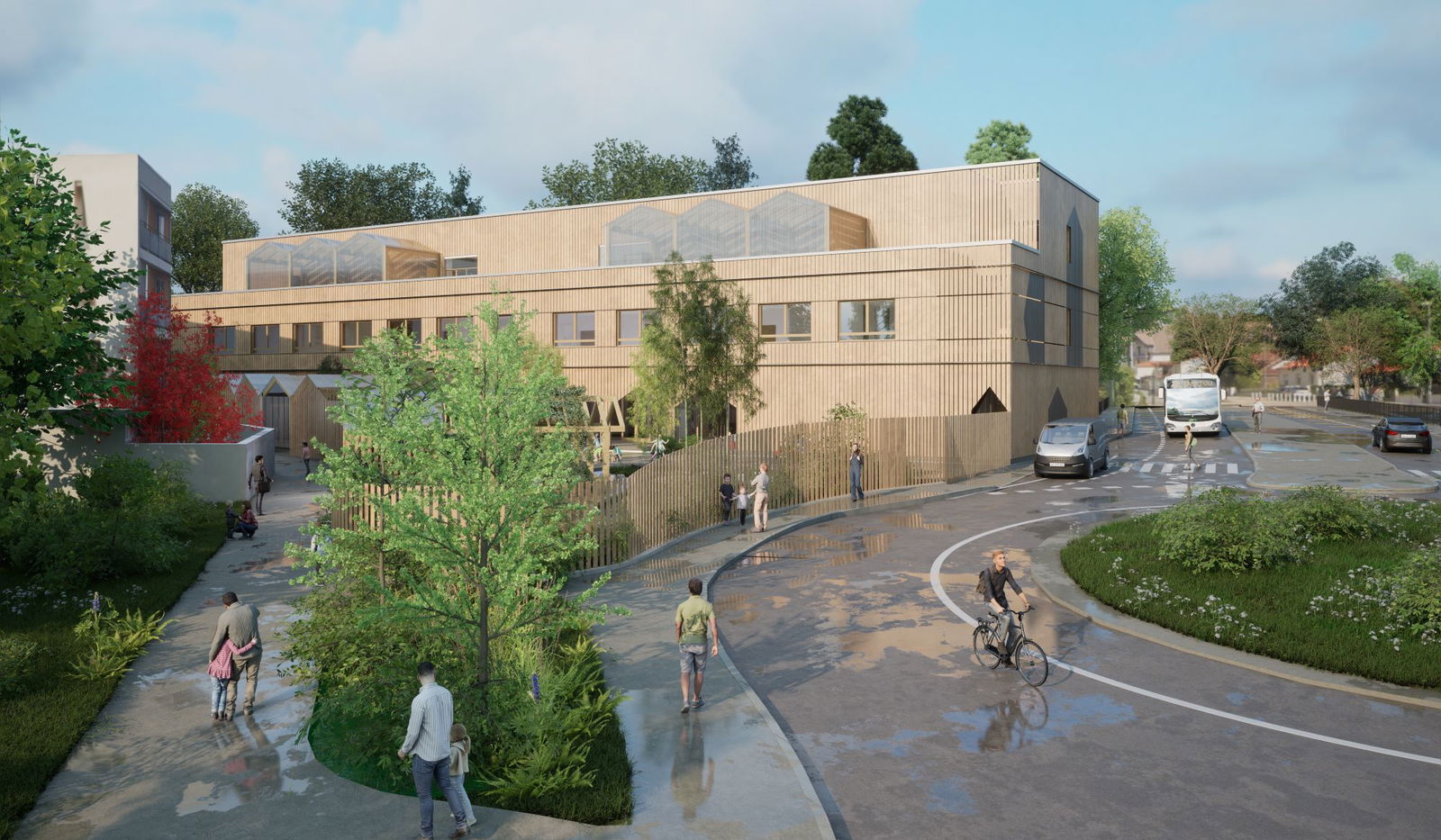 French school becomes first project completed in Stora Enso’s new automated coating line