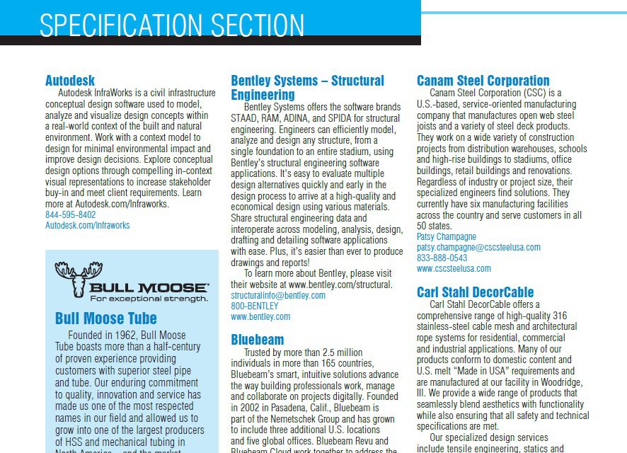 2024 Steel Product and Design/Fabrication Software Guide