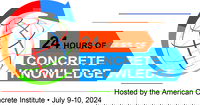 American Concrete Institute to Host Fourth Annual 24 Hours of Concrete Knowledge