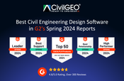 CivilGEO Maintains Top Spot in G2’s Civil Engineering Design Software Category