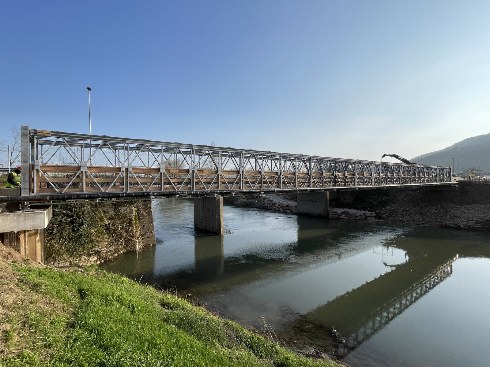 Acrow Bridge Installed in Italy’s Vicenza Province to Provide Access for Pedestrians and Cyclists