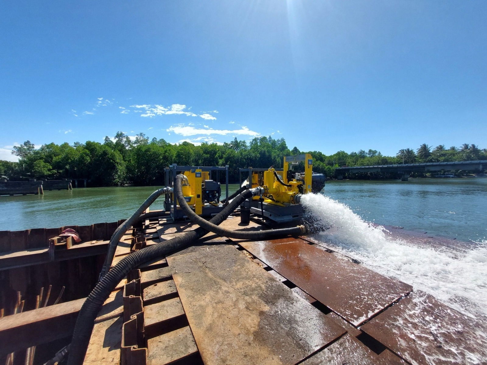 Critical dewatering operations ensure on-time delivery of bridge construction project in the Philippines