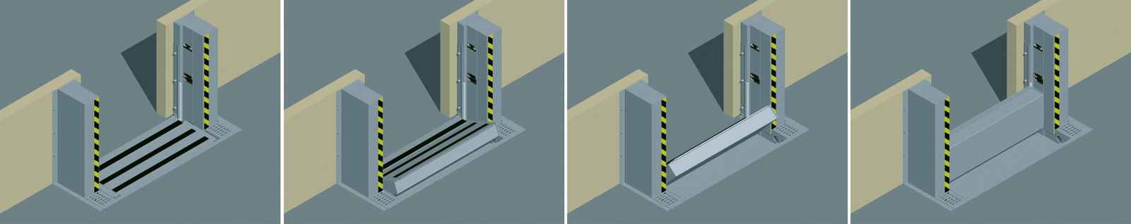 DENIOS US Offers the Broadest Line of Containment Barriers to Protect Against Floods, Spills, and Sprinkler Discharge