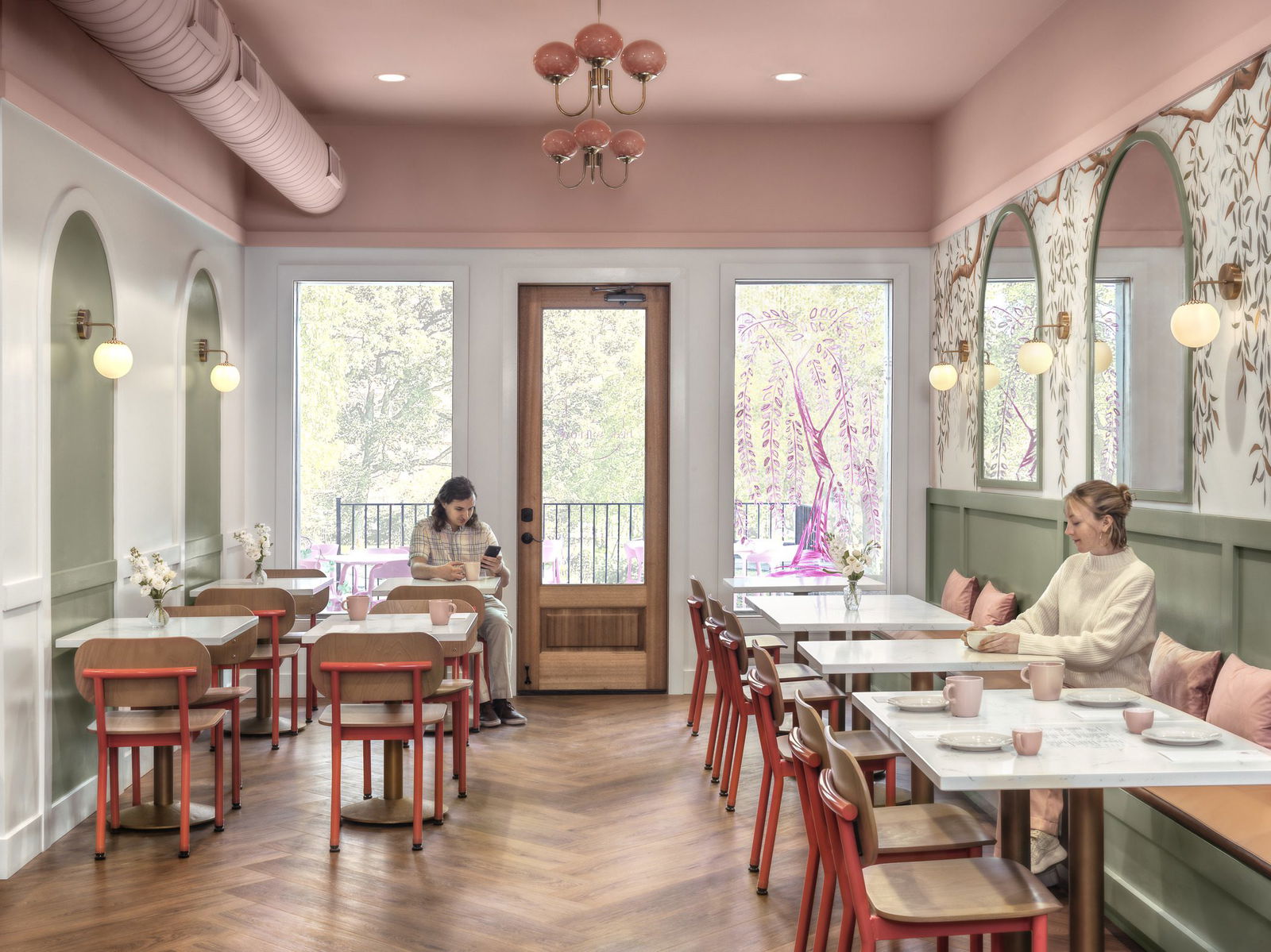 Lawrence Group Designs Distinctive Interior for Pink Willow Café in Historic Cottleville, MO