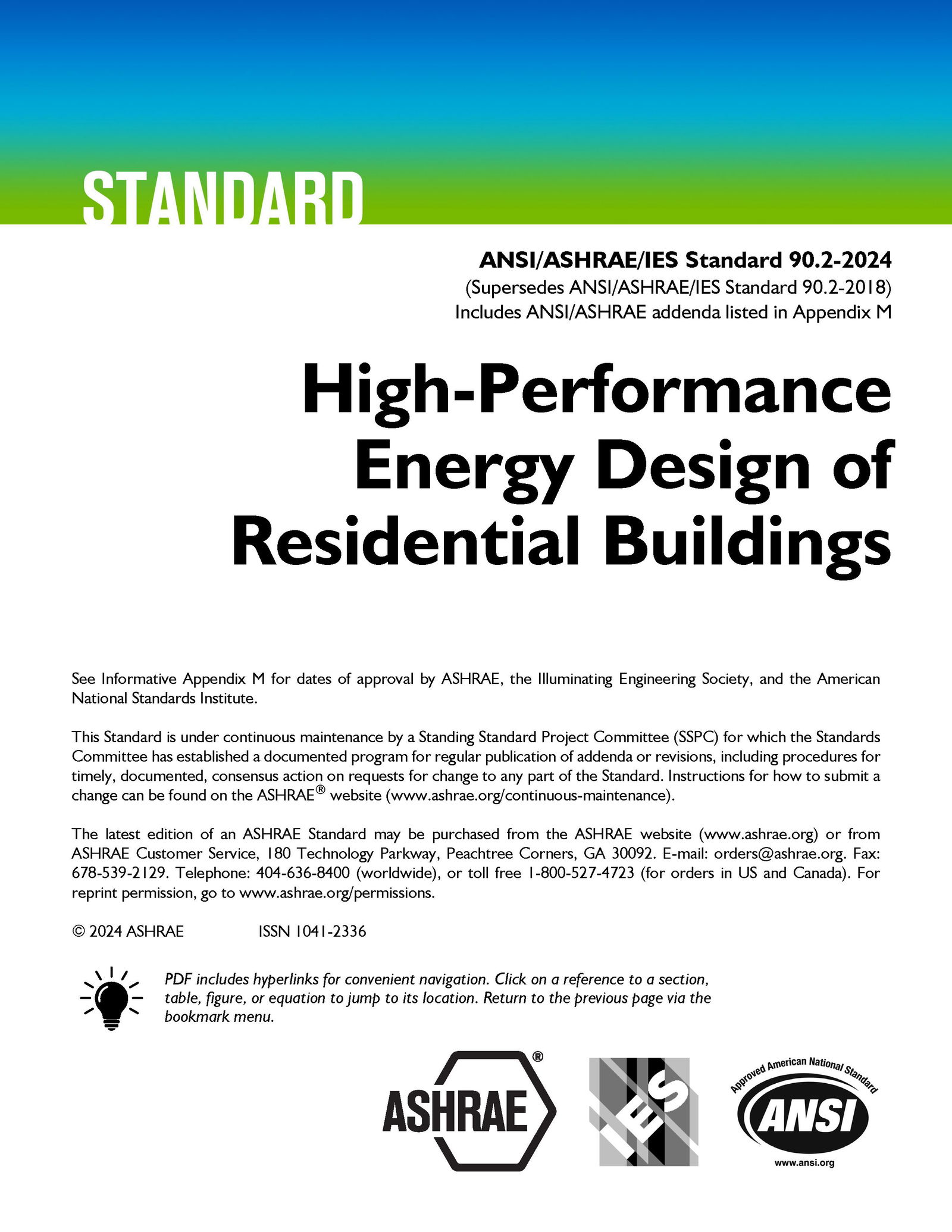 ASHRAE's New Edition of Residential Energy Performance Standard Sets Bold GHG Reduction and IEQ Targets