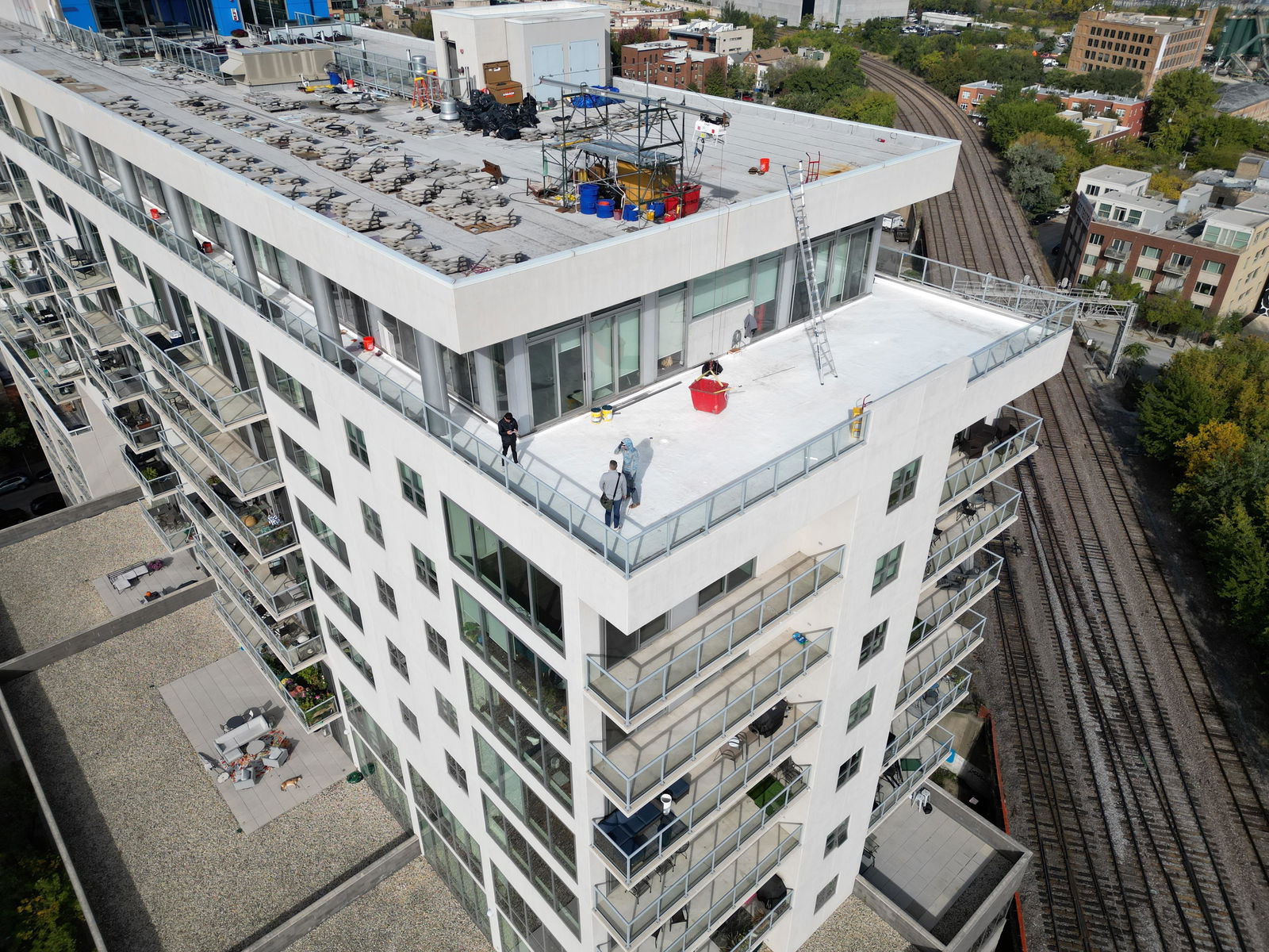 Western Specialty Contractors Restores Terrace at Mondial River West Apartments in Chicago, IL