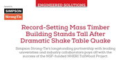 Engineered Solutions: Record-Setting Mass Timber Building Stands Tall After Dramatic Shake Table Quake