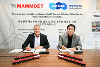 Mammoet and Samyang Marine Group announce strategic partnership.