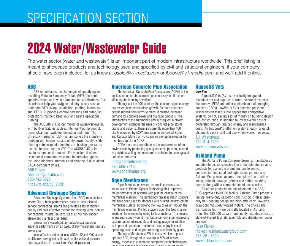 2024 Water/Wastewater Guide