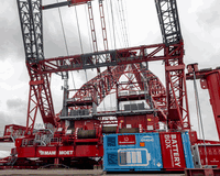 World’s strongest land-based crane completes fully electric operations testing