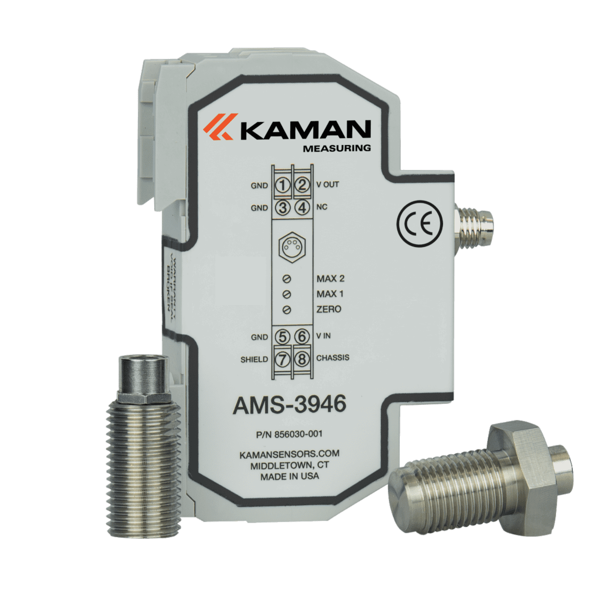 Kaman Highlights AMS Family of High-Precision Non-Contact Displacement Sensors for Aerospace and Military Markets