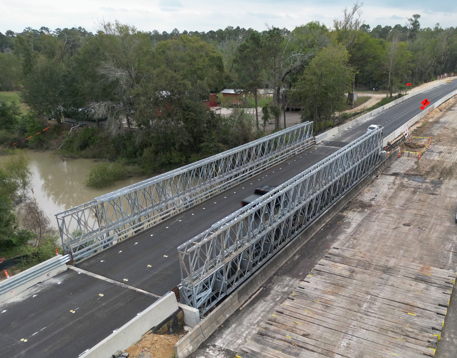 Acrow Provides Detour Rental Solution to Minimize Traffic Disruptions During Bridge Replacement Project in Rural Texas
