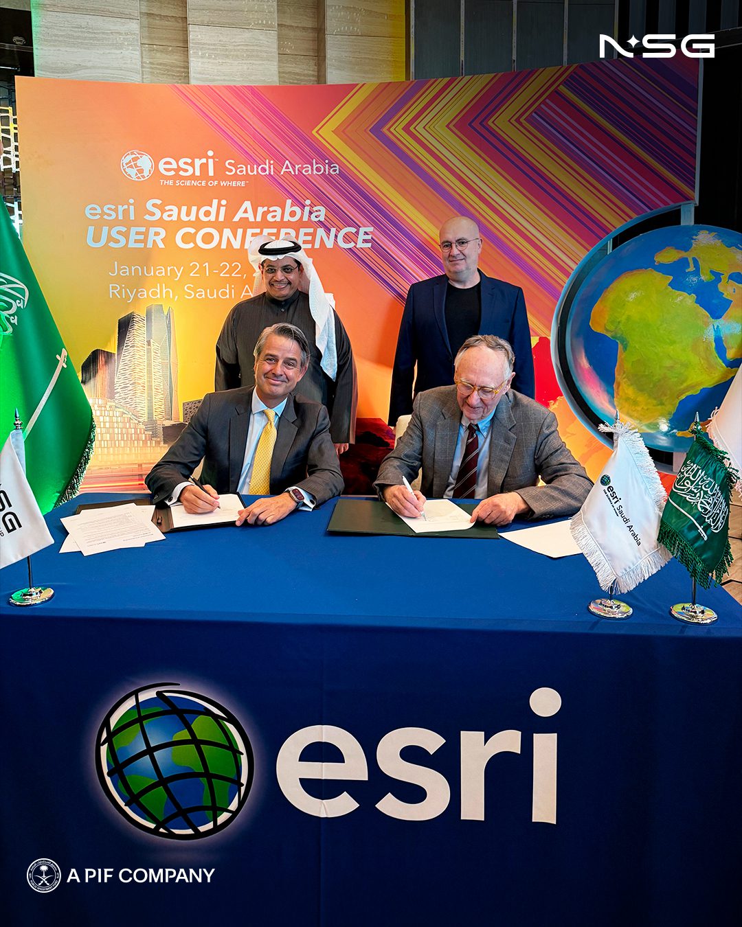 NSG and Esri Global Join Forces to Advance Geospatial Innovation at Esri Saudi User Conference 2025
