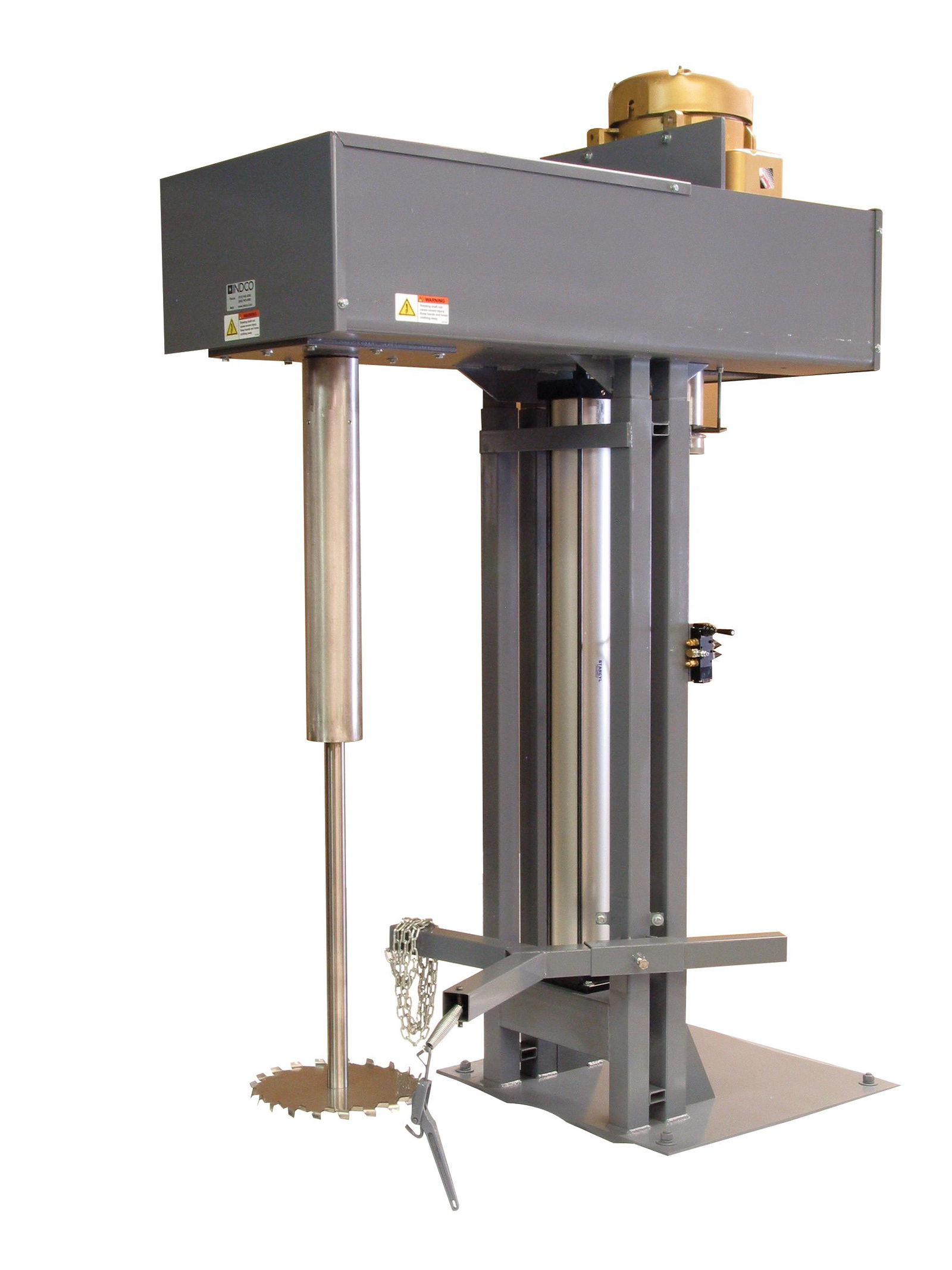 INDCO High Speed Floor Mount Dispersers Are Ideal for Viscous Materials