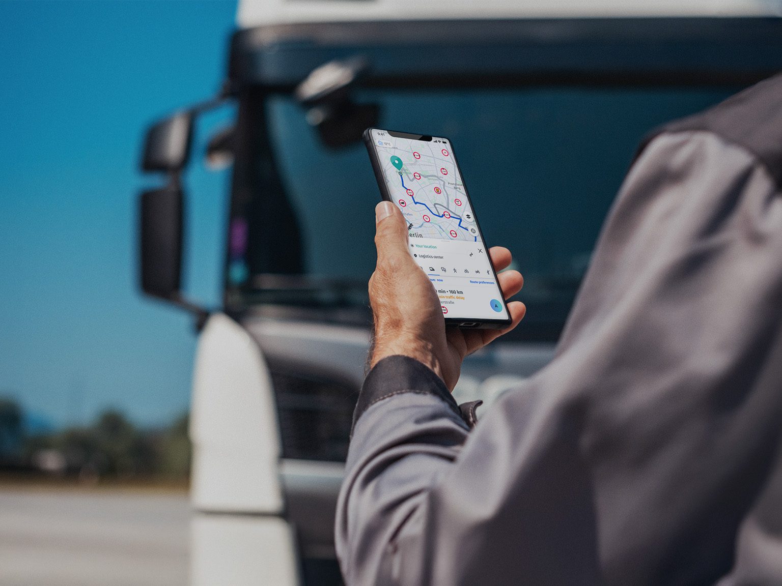 HERE Technologies unveils HERE WeGo Pro: a truck navigation app for safer, more efficient fleet operations