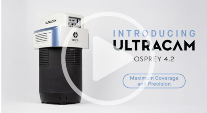 Vexcel Imaging announces the newest UltraCam Osprey 4.2 - Even Greater Efficiency, Flexibility, and Image Quality