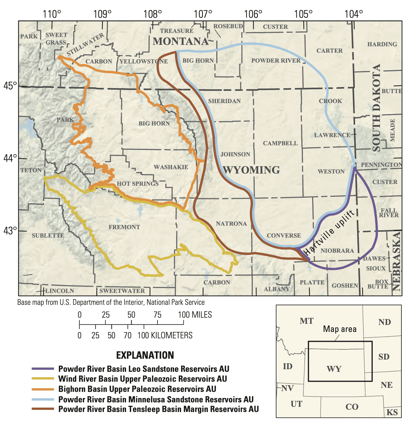 USGS releases assessment of undiscovered oil and gas resources in Wyoming, southern Montana