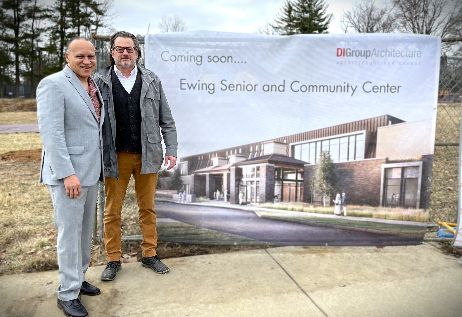 Ewing Township Breaks Ground on New DIGroup Architecture-Designed Senior & Community Center