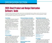 Specification Section: 2025 Steel Product and Design/Fabrication Software Guide