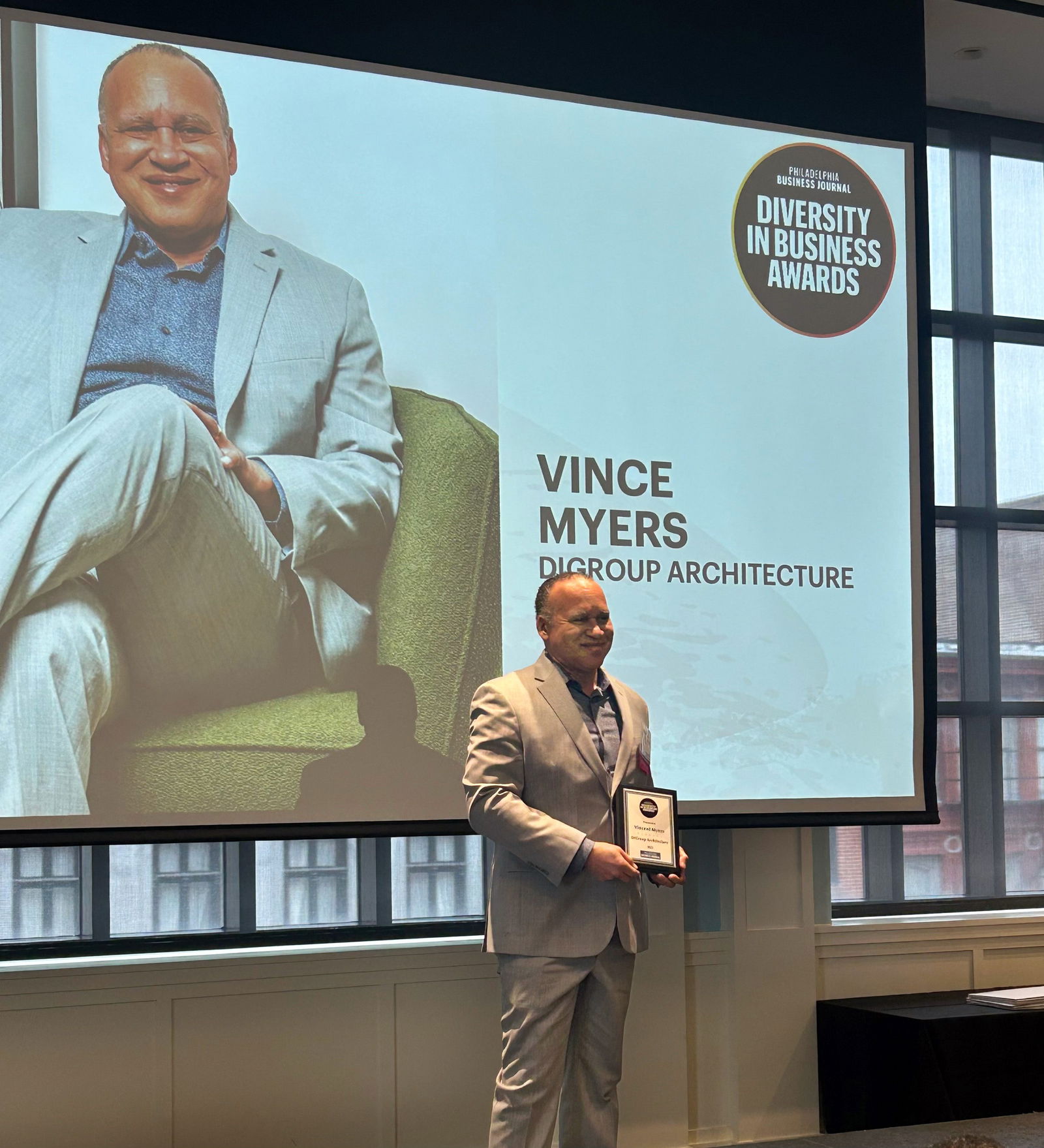 DIGroup Architecture's Vince Myers Honored as 2025 Diversity in Business Leader
