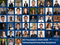 The ACI Foundation's 2025-2026 Fellowship and Scholarship Recipients