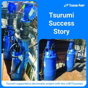 Tsurumi Pump Delivers Reliable Dewatering Solution for Critical Stormwater Infrastructure Project