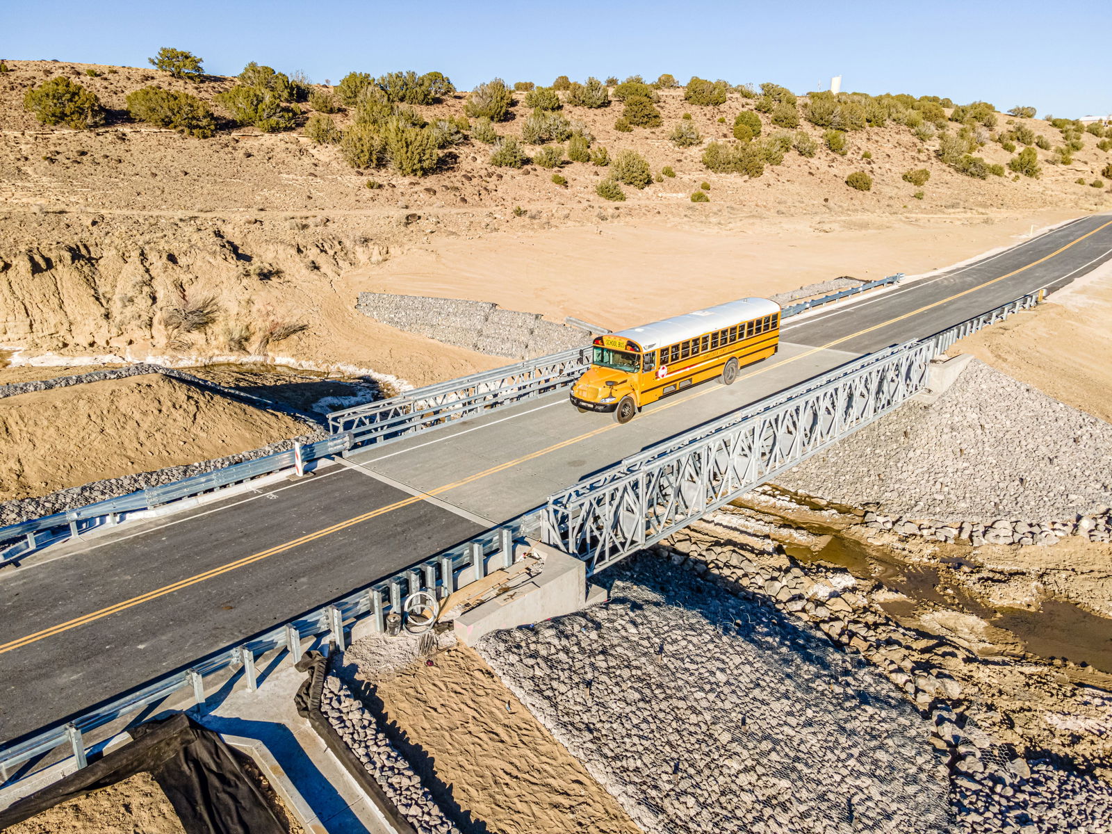 Acrow Provides Permanent Replacement for Collapsed Bridge in Northwest New Mexico