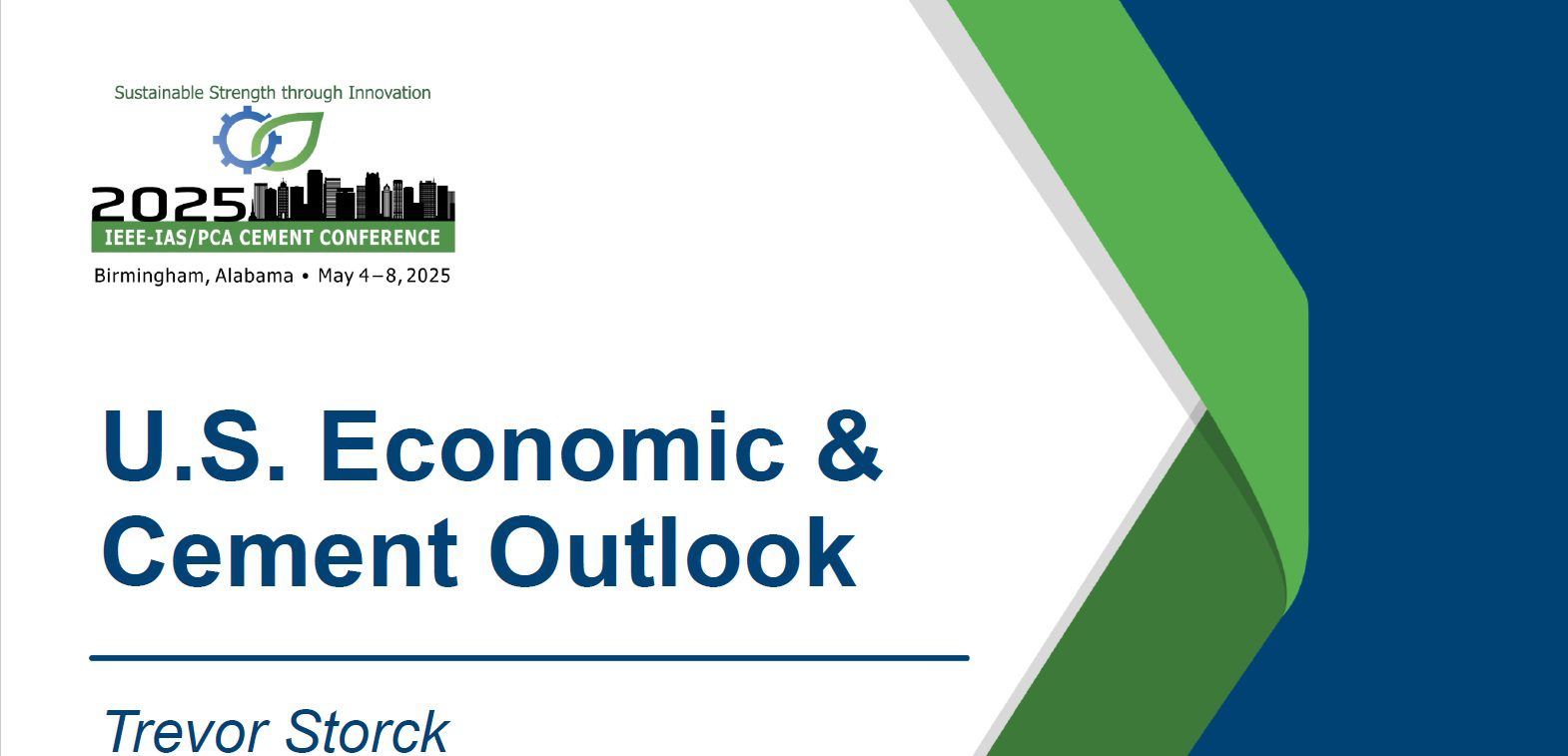 U.S. Cement Consumption Expected to Dip; Recession Not a Foregone Conclusion in Cement Industry Association’s Spring Economic Forecast