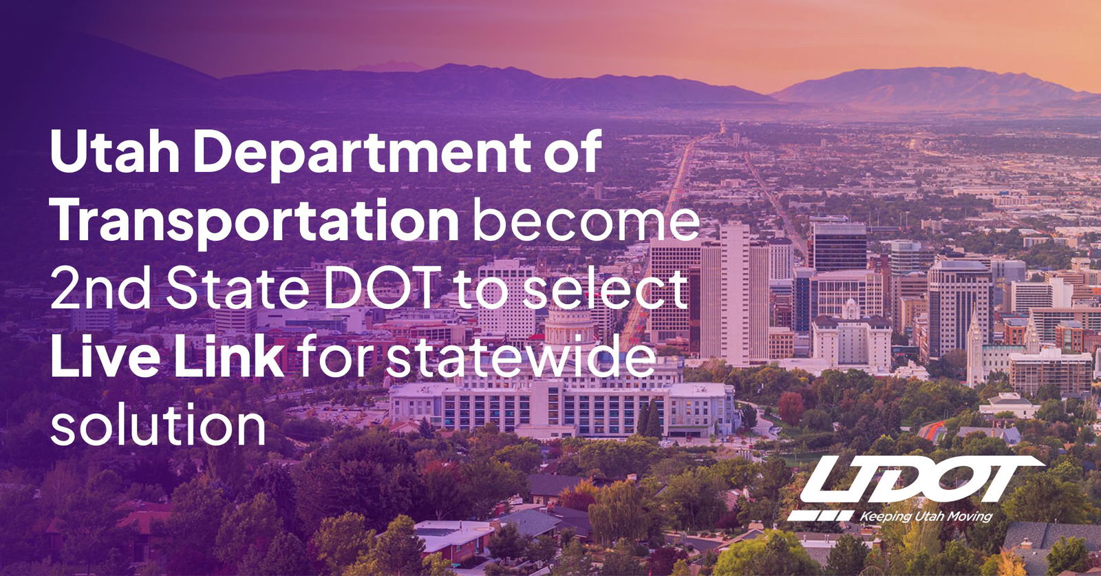 Utah Department of Transportation Awards Statewide Work Zone Safety and Planned Event Software Contract to Causeway one.network