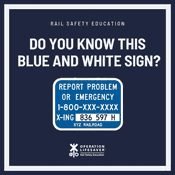 First-Ever ENS Sign Awareness Day Elevates Emergency Rail Safety Tool, June 24
