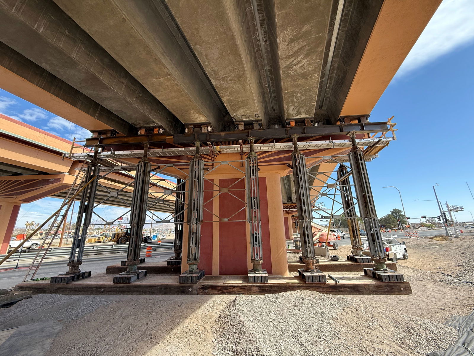 Acrow’s Heavy-Duty Superprop® Shores Support Interstate Bridge Preservation in New Mexico