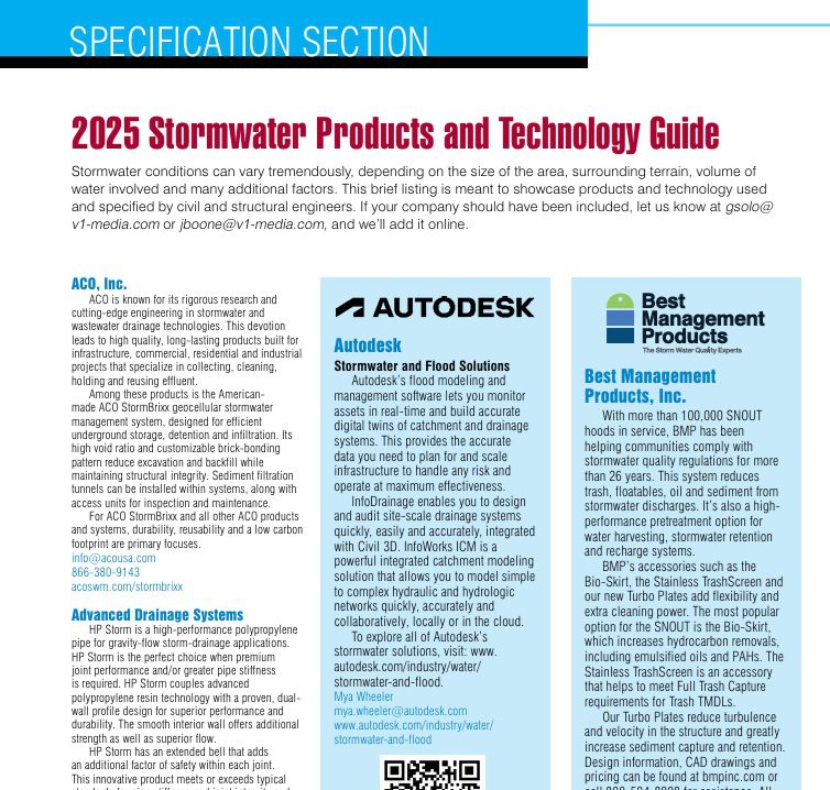 2025 Stormwater Products and Technology Guide
