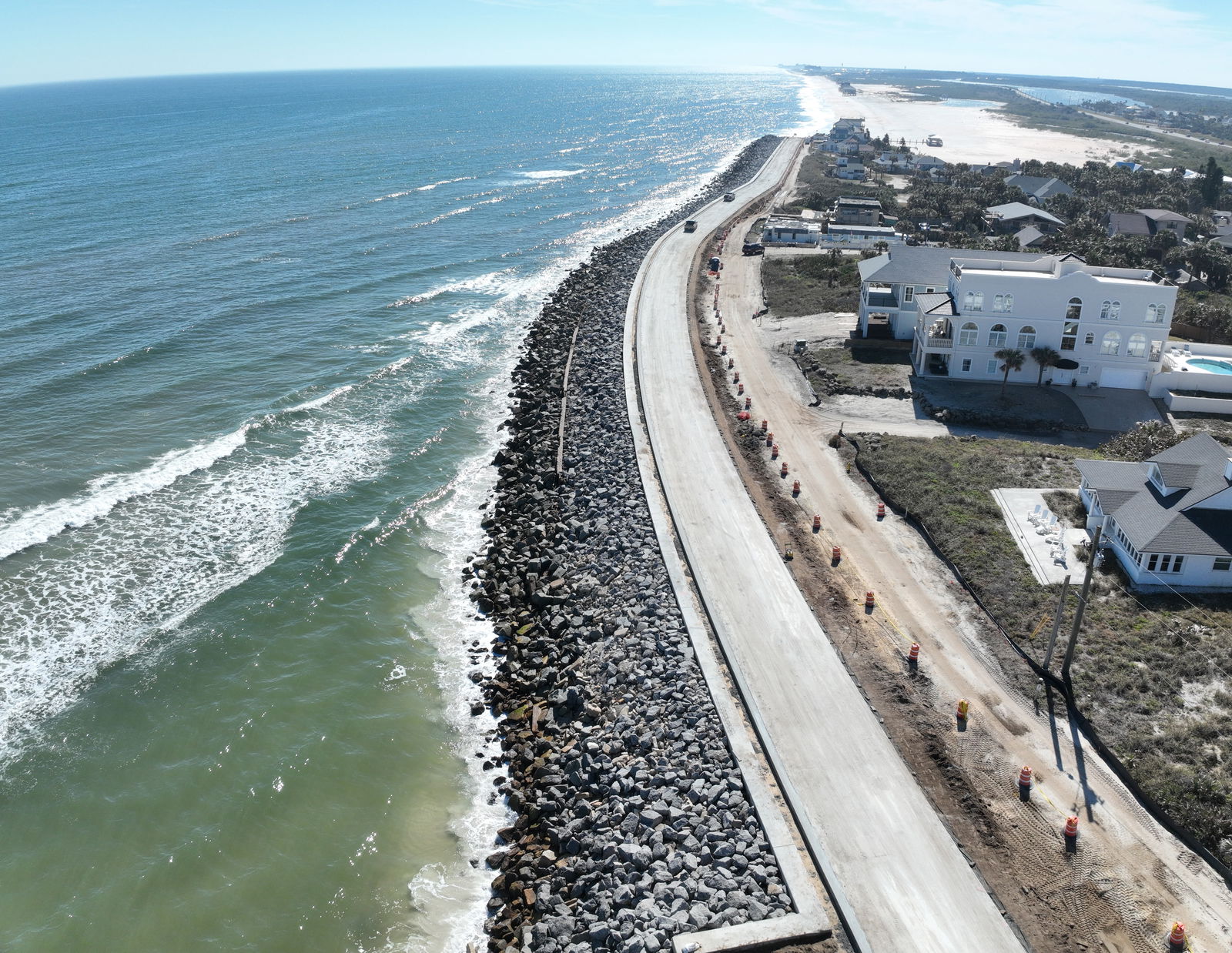 Superior Construction Rebuilds Hurricane-Damaged Coastal Road, Restores Beach in St. Augustine