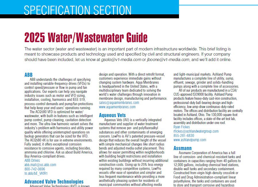 2025 Water/Wastewater Guide