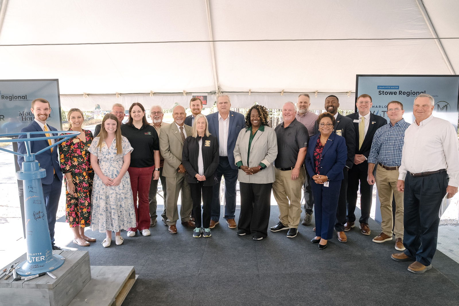 Connecting Communities, Protecting Water: Charlotte Water and Mount Holly Celebrate Milestone in Stowe Regional Project