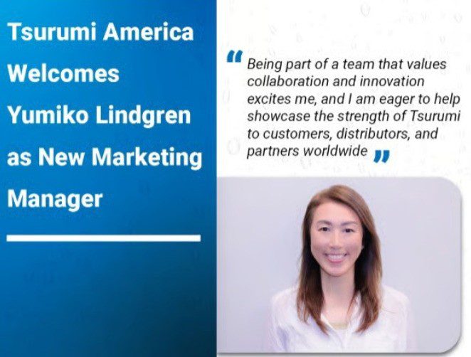 Tsurumi America Names Yumiko Lindgren as New Marketing Manager