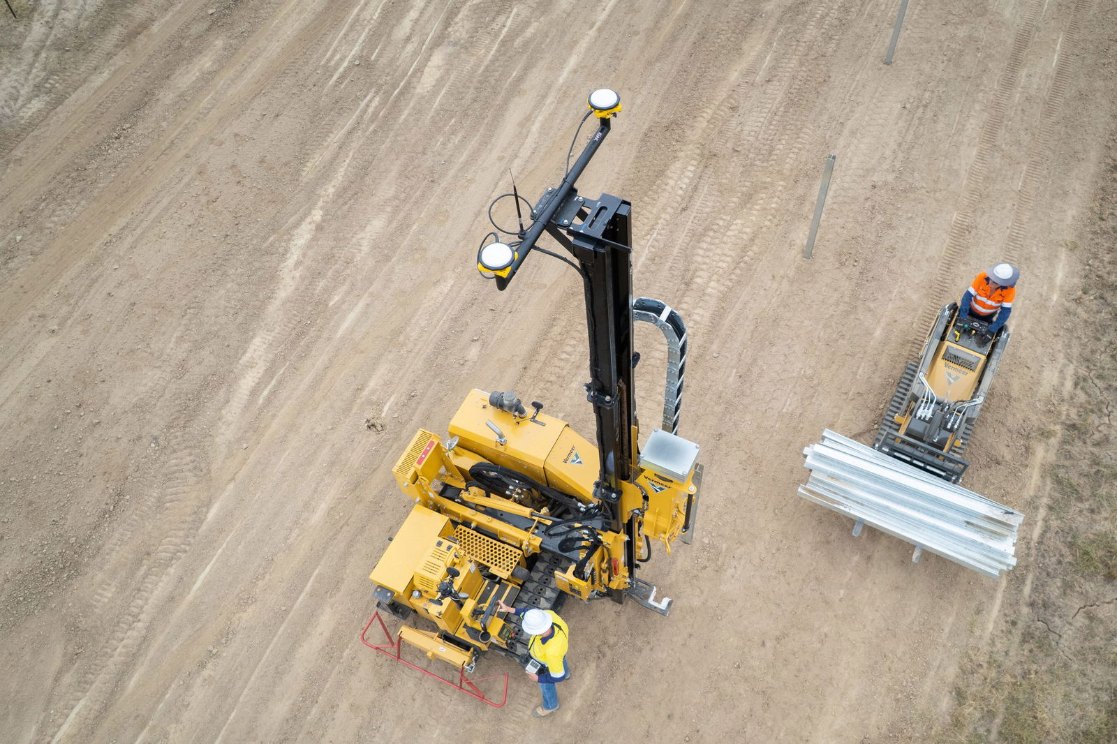Trimble Machine Control Now Integrates with Vermeer Remote Control Pile Drivers to Deliver Greater Automation on Solar Farm Jobsites
