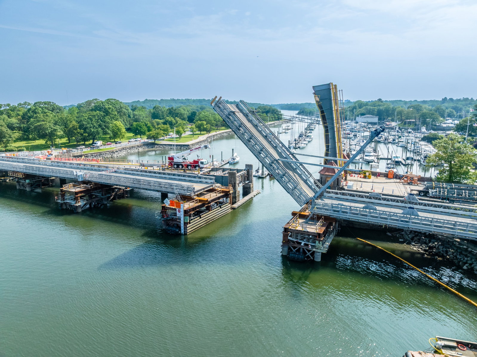 Acrow’s Temporary Bascule Bridge Supports Rehabilitation of Historic Structure in New York’s Westchester County