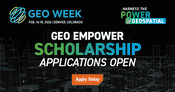 Geo Week Event Scholarship Applications Now Open – Emphasis on “Tech for Good”