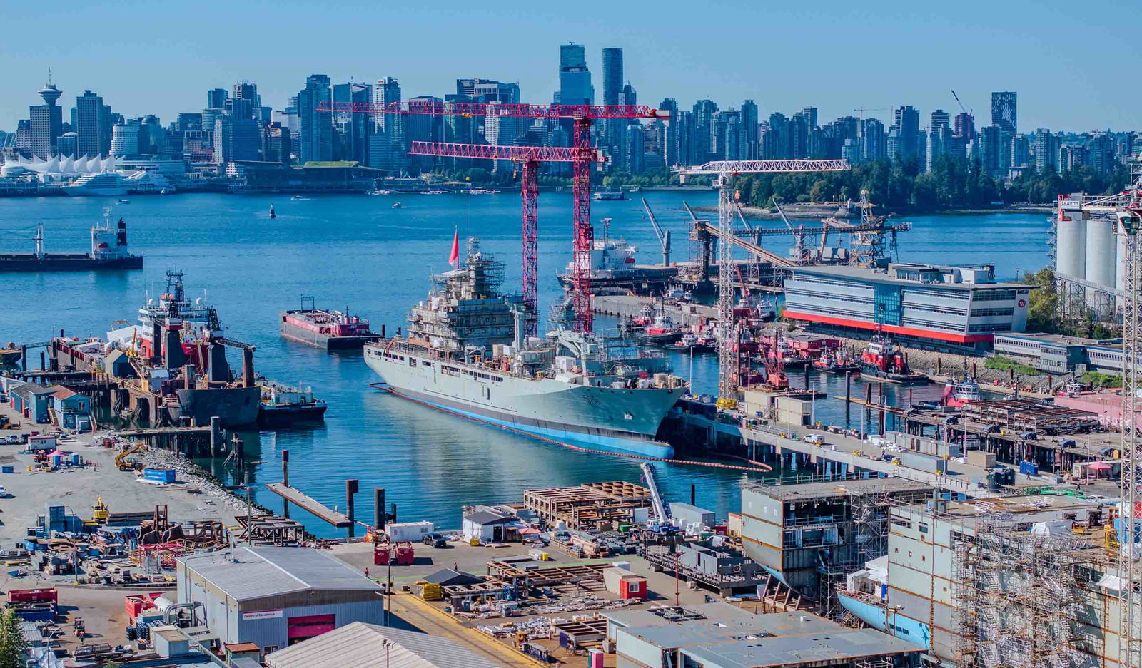 Seaspan and Stantec celebrate completion of outfitting pier for Canada’s National Shipbuilding Strategy