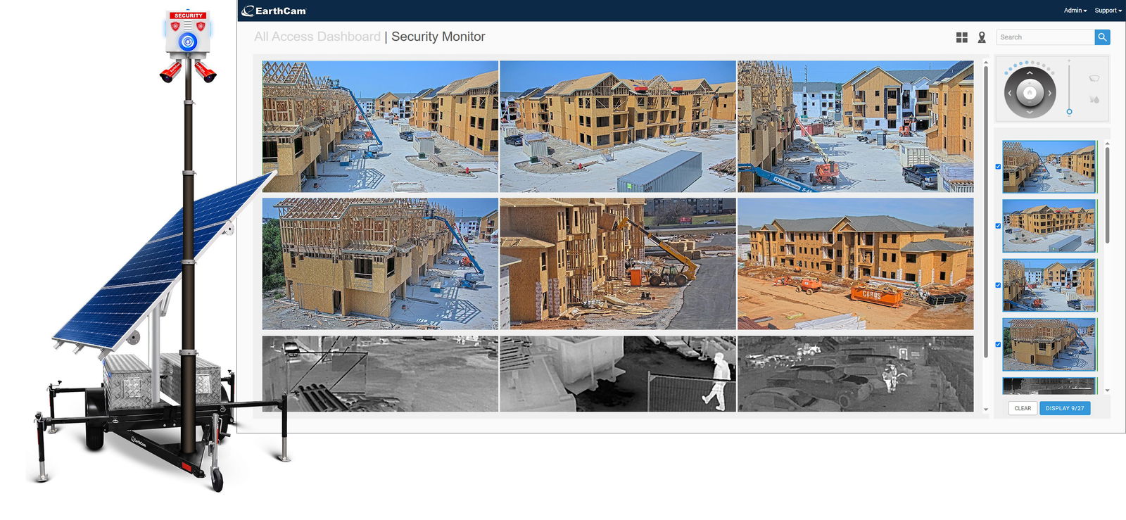 EarthCam Unveils Command Watch24, Elevating Security for Construction Jobsites