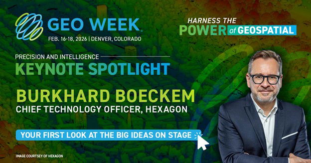 Burkhard Boeckem, CTO of Hexagon, to Deliver Keynote at Geo Week 2026
