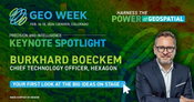 Burkhard Boeckem, CTO of Hexagon, to Deliver Keynote at Geo Week 2026