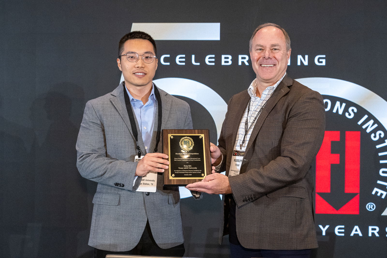 DFI Announces Winner of the 2025 Student Paper Competition