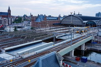 Mammoet completes second major bridge replacement at Amsterdam Centraal Station
