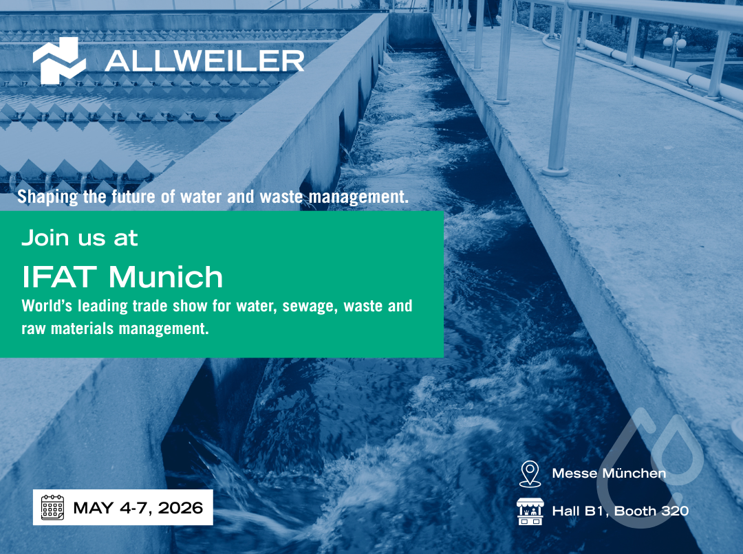 ALLWEILER to Exhibit Advanced Pump Solutions at IFAT 2026
