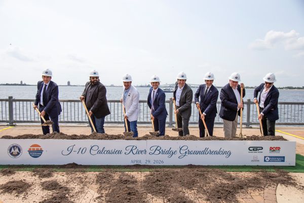 Construction Begins on I-10 Calcasieu River Bridge Replacement Project, Louisiana