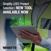 Watts Launches Product Selection Tool to Support Sustainable Building Design for LEED v5